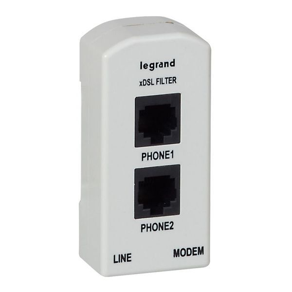 Répartiteur Modulaire Téléphonique Adsl 3 Sorties 2 Module legrand 413112