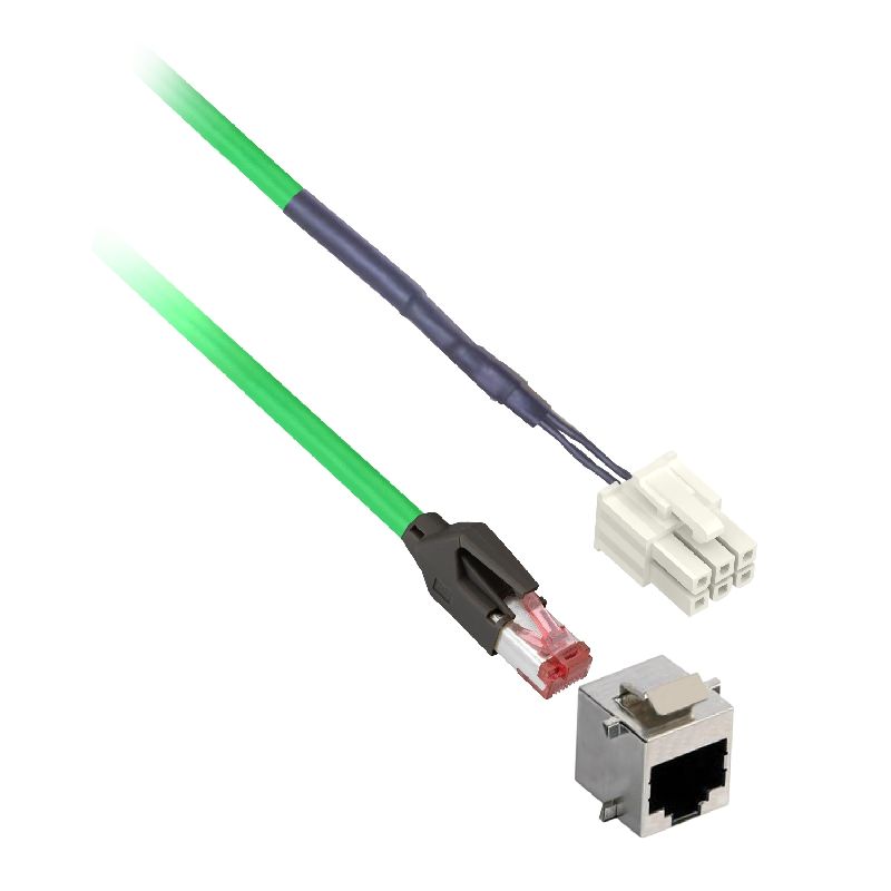 Lexium - Lxm acc cable p. connexio n av. vw3a8117 VW3L1T000R30