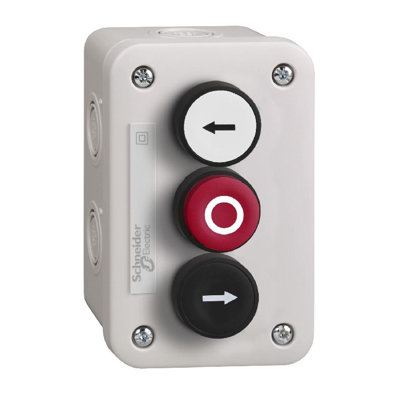 Harmony XALE - boîte à boutons - BP blanc 1O/F + B XALE3255