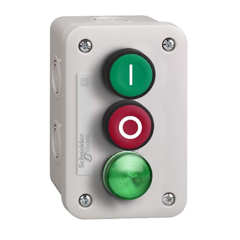 Harmony XALE - boîte à boutons - BP vert 1F + BP r XALE33V1M