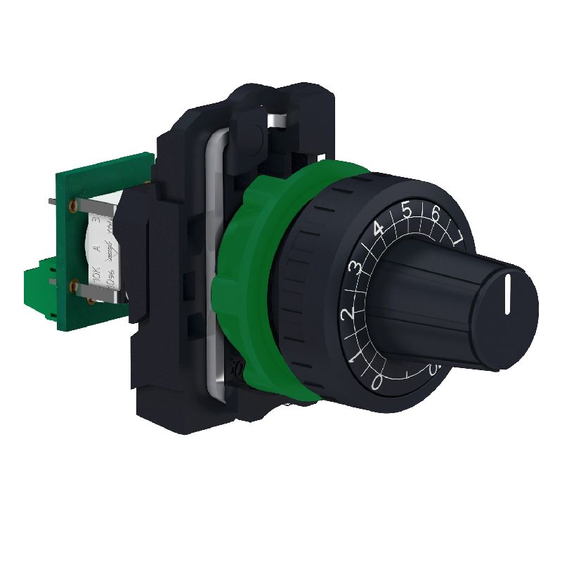 Harmony XB5 - potentiomètre complet - Ø22 - 10k? - XB5AD912R10K