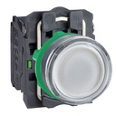 Harmony - Bouton poussoir lumineux blanc XB5AW31B1