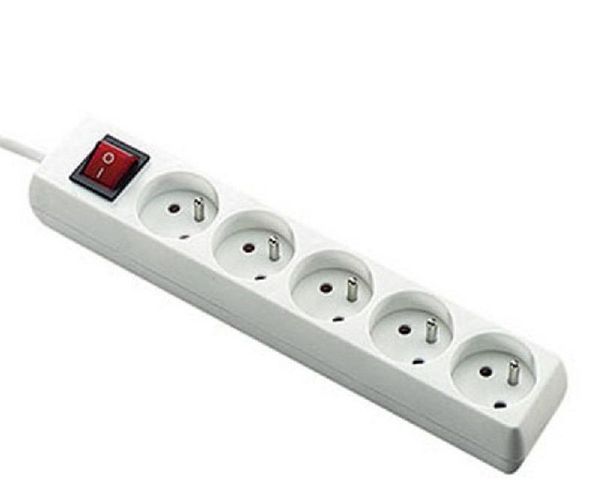 Bloc 5 pc+t+interrupteur 3x1 1m50 -11172I elec