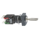 Harmony XB6 - bouton tournant - noir - Ø16mm - à s XB6DGC5B