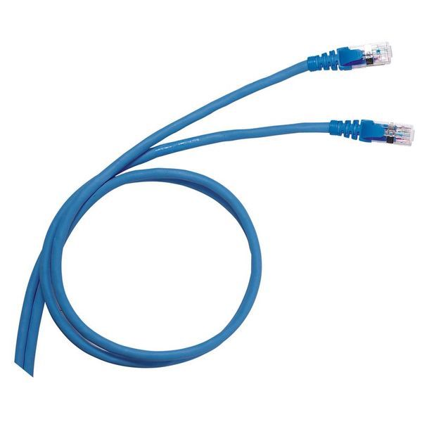 Cordon Rj45/Rj45 Standard Cat6 F/Utp Pvc Bleu 5 M legrand 051765