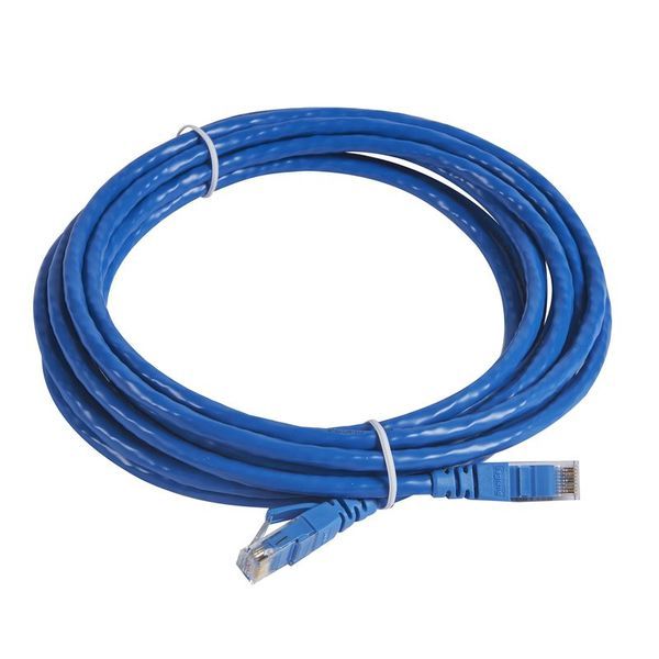 Cordon Rj45/Rj45 Standard Cat6 U/Utp Pvc Bleu 5 M legrand 051775