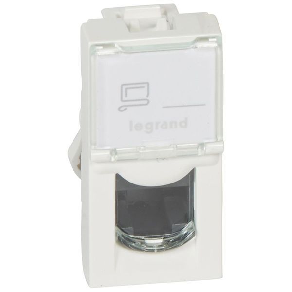 Prise Rj45 Catégorie5E Utp Mosaic 1 Module Blanc legrand 076551