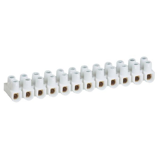 [LEG098422] Borne De Raccordement Nylbloc 12 Plots De 10 Mm² 57 A Bl legrand 098422