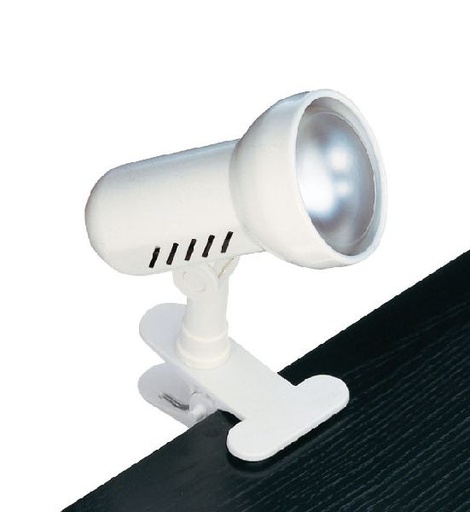 [ARI0691] Remora - spot à pince e27 100w max, orientable, blanc, lampe non incl. - 0691