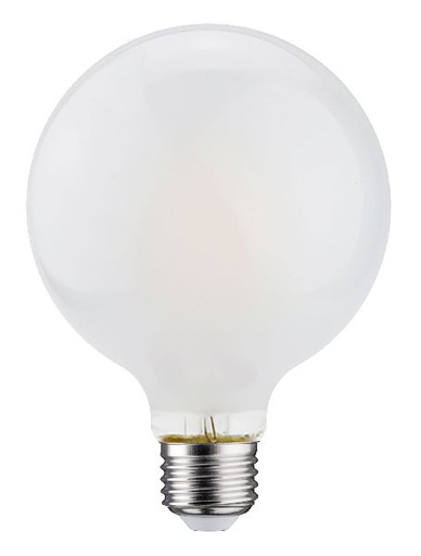 [ARI20054] Lampe globe g125 filament e27 12w 3000k, 1521lm, cl.énerg.e, 15000h, opale, dimm - 20053