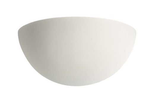 [ARI3002] Domino - applique mur plâtre e27 77w max.,demi-lune, lampe non incl. - 3002