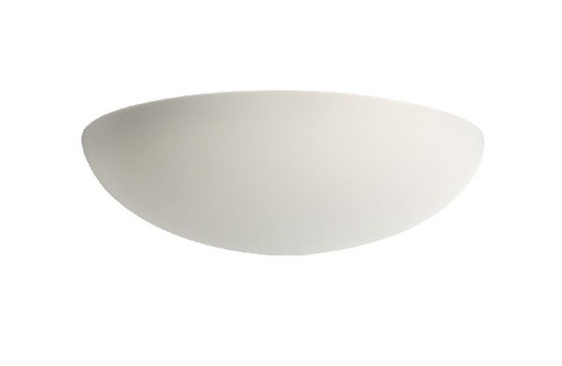 [ARI3004] Domino - applique mur plâtre e27 77w max.,demi-lune, lampe non incl. - 3004