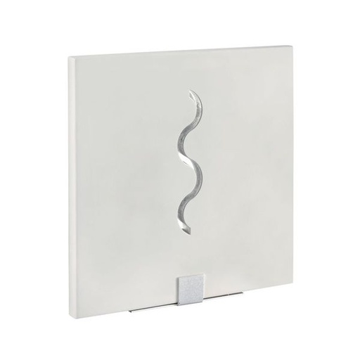 [ARI3052] Viax - applique mur plâtre 2g7 2x9w max., carré, blanc, lampe non inc - 3052