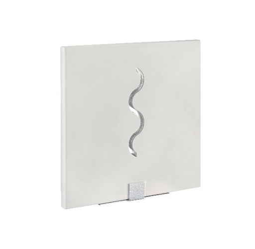 [ARI3053] Viax - applique mur plâtre, carré, blanc, led intég. 3x1,2w 3000k 220l - 3053