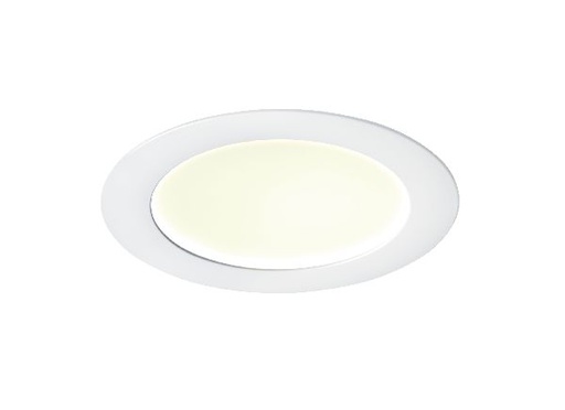 [ARI50104] Flat led - downlight plat, rond, fixe, blanc, 110°, led intég. 13w 300 - 50104