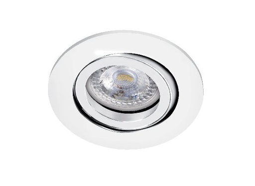 [ARI51005] Tipo r - encastré gu10, rond, orientable, blanc, a/lpe led 7w 3000k 65 - 51005