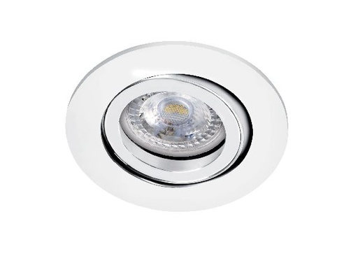 [ARI51145] Tipo - enc. gu10, rond, blanc, a/lpe led 4,5w 4000k 390lm, dimmable pa - 51145