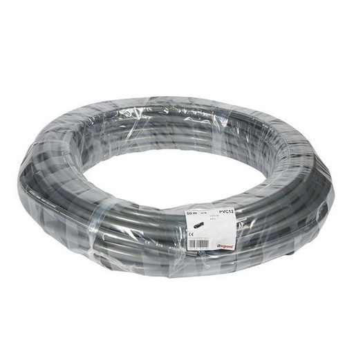 [LEG387343] Ge Pvc-Conduit Flexible Pvc Lisse D12 Gris 50 Metres legrand 387343