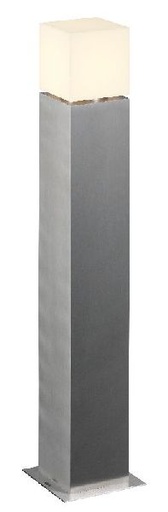 [DC1000346] SQUARE POLE 90, borne extérieure, inox, E27, 20W max, IP44, inox 304 1000346