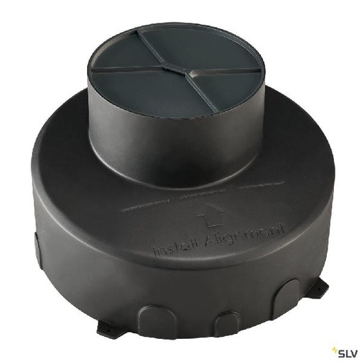 [DC1000655] Pot d'encastrement, extérieur, noir 1000655
