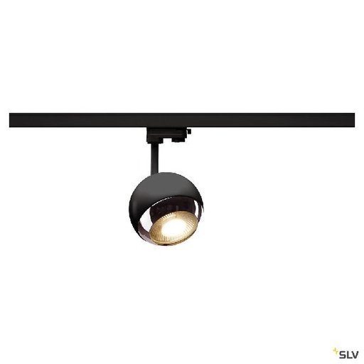 [DC1000707] LIGHT EYE 150 TRACK, spot, noir/chrome, QPAR111 max.75W, adapt rail 3 all inclus 1000707