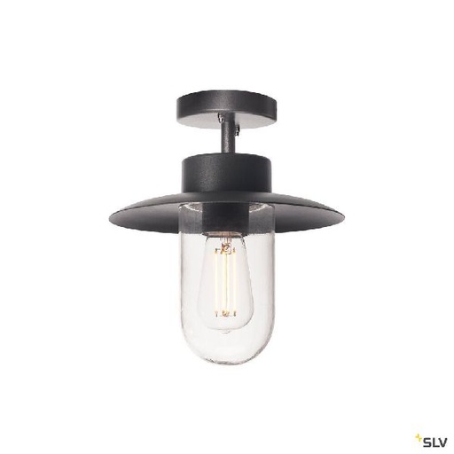 [DC1000823] MOLAT, plafonnier extérieur, anthracite, E27, 60W max, IP44 1000823