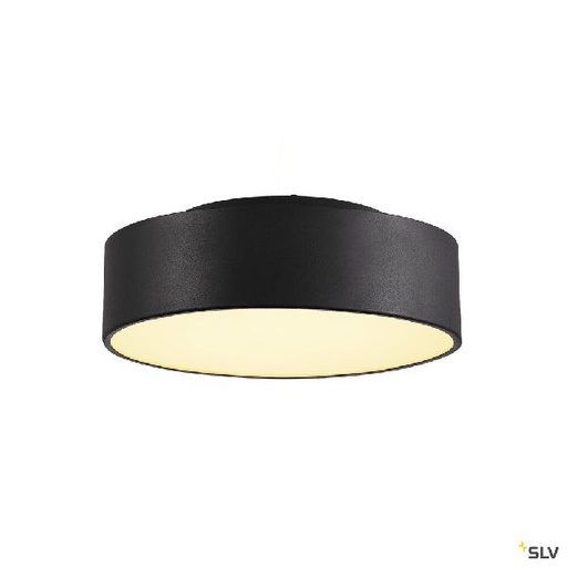 [DC1000855] MEDO 30, plafonnier intérieur, rond, noir, LED, 15,3W, 3000K, variable 1-10V 1000855