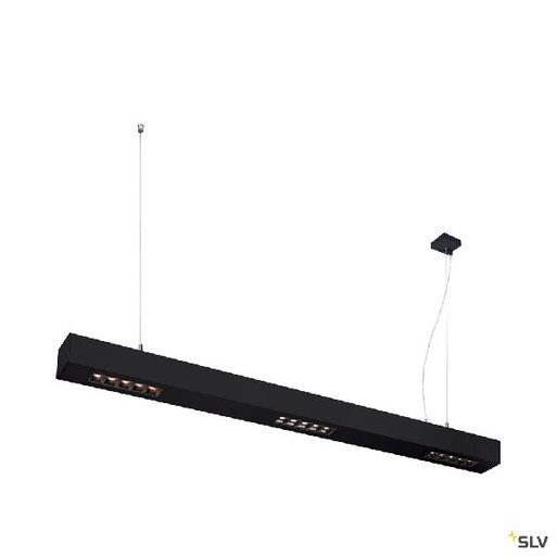 [DC1000927] Q-LINE®, suspension intérieure, 1m, noir, LED, 46W, 3000K, variable 1000927