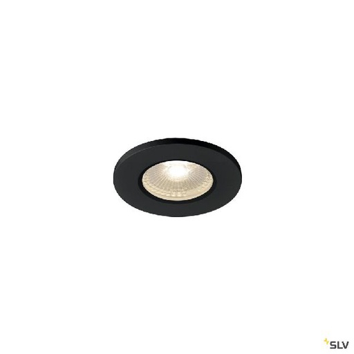 [DC1001015] KAMUELA ECO, encastré, noir, LED 6,5W 3000K, 38°, variable, IP65 1001015