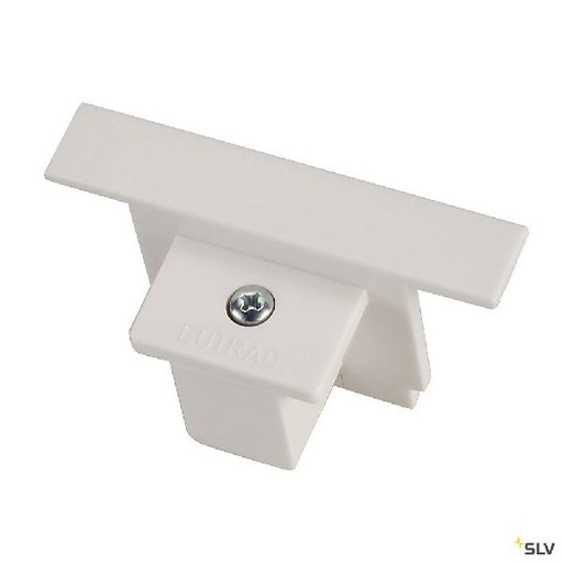 [DC1001538] EUTRAC®, embout, intérieur, pour rail 3 allumages encastrable, blanc 1001538