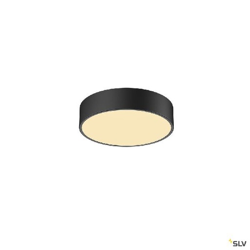 [DC1001877] MEDO 30 applique/plafonnier noir, LED 16W 3000/4000K, TRIAC 1001877