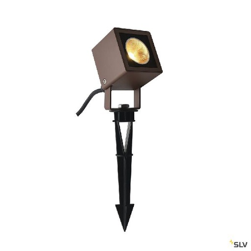 [DC1001937] NAUTILUS 10, projecteur extérieur, carré, rouille, LED, 8,5W, 3000K, IP65 1001937