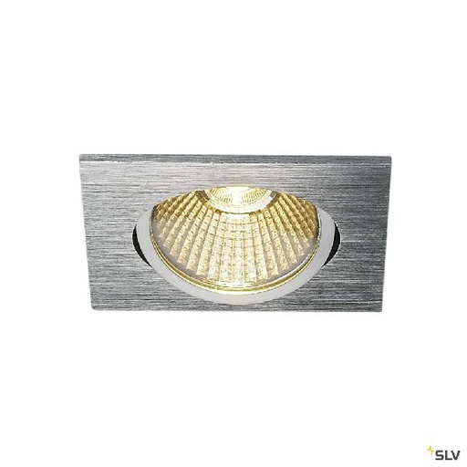 [DC1001993] NEW TRIA 68 CARRE encastré, alu brossé, LED 7,2W 1800-3000K Dim to warm 1001993