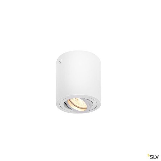 [DC1002011] TRILEDO, plafonnier intérieur, simple, rond, blanc, GU10/LED GU10 51mm, 10W max 1002011