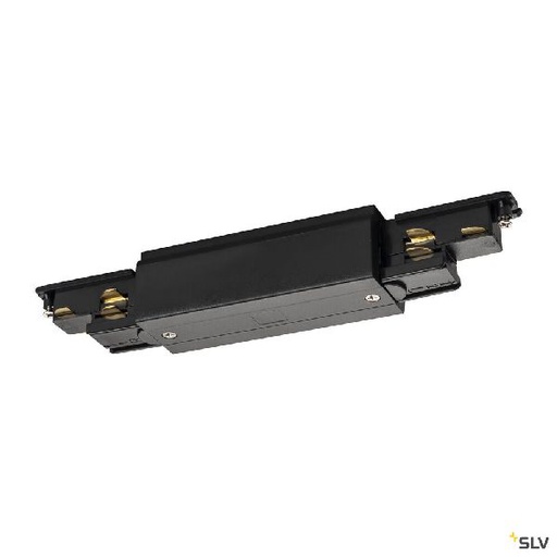 [DC1002643] S-TRACK, connecteur longitudinal, Dali, pour rail 3 allumages, intérieur, noir 1002643