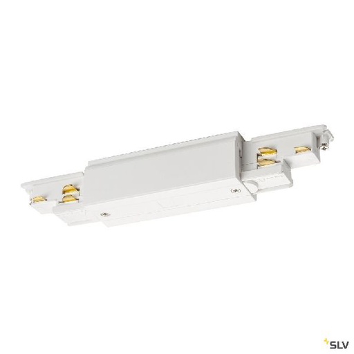 [DC1002644] S-TRACK, connecteur longitudinal, Dali, pour rail 3 allumages, intérieur, blanc 1002644