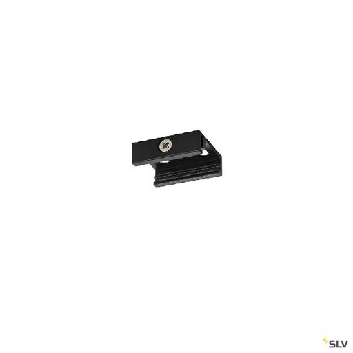 [DC1002657] S-TRACK, clip de fixation, Dali, pour rail 3 allumages, intérieur, noir 1002657