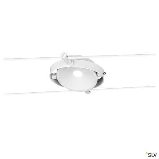 [DC1002862] DURNO, spot pour câble tendu T.B.T. TENSEO intérieur, blanc, LED, 6W, 2700K 1002862
