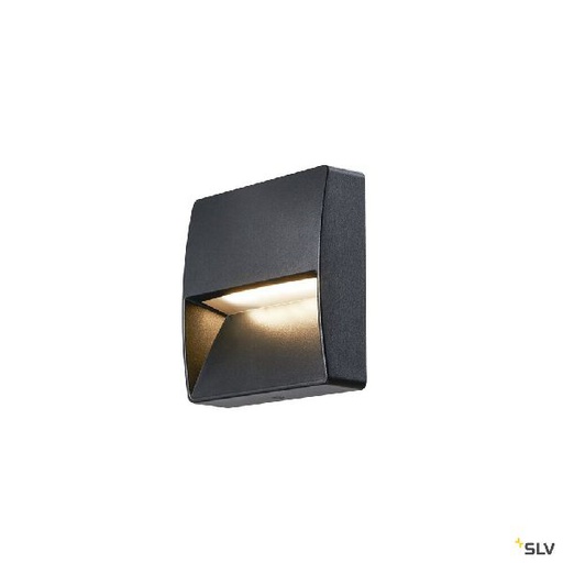 [DC1002869] DOWNUNDER OUT, encastré mural extérieur, carré, anthracite, LED, 4,5W, 3000/4000 1002869