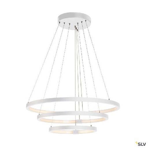 [DC1002914] ONE TRIPLE, suspension intérieure, blanc, LED, 65W, 3000K/4000K, variable Dali 1002914