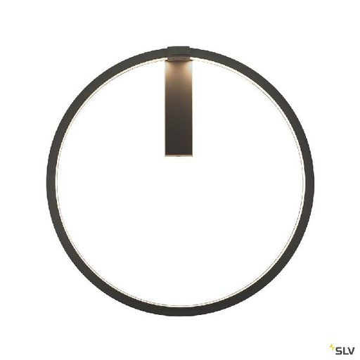 [DC1002918] ONE 60, applique intérieure, noir, LED, 25W, 3000K/4000K, variable Dali 1002918