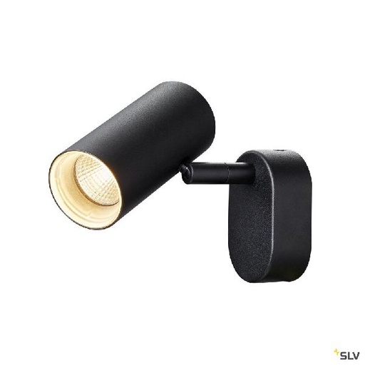 [DC1002969] NOBLO, applique et plafonnier intérieur, simple, noir, LED, 8W, 2700K, variable 1002969