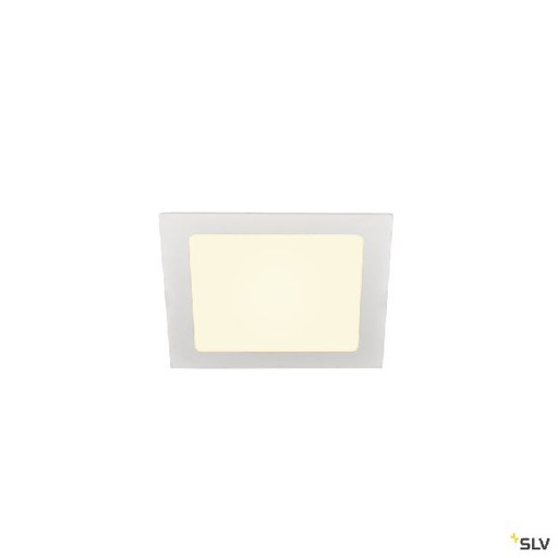 [DC1003012] SENSER 18, encastré de plafond intérieur, carré, blanc mat, LED, 9,7W, 3000K 1003012