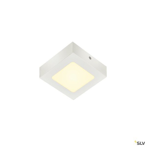 [DC1003017] SENSER 12, plafonnier intérieur, carré, blanc mat, LED, 8,2W, 3000K, variable Tr 1003017