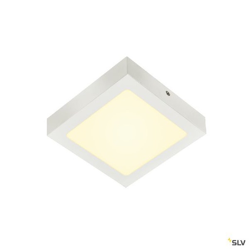 [DC1003018] SENSER 18, plafonnier intérieur, carré, blanc mat, LED, 12W, 3000K, variable Tri 1003018