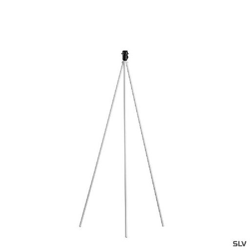 [DC1003033] FENDA, lampadaire intérieur, trépied, blanc/chrome, E27, 40W max, sans abat-jour 1003033