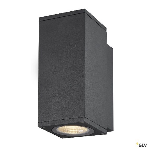 [DC1003416] ENOLA, applique extérieure, carré, S, anthracite, LED, 6W, 3000K/4000K, IP65 1003416