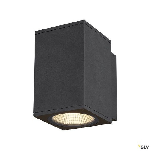 [DC1003417] ENOLA, applique extérieure, carré, M, anthracite, LED, 10W, 3000K/4000K, IP65 1003417