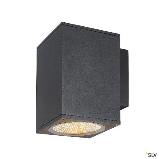 [DC1003437] ENOLA, applique extérieure, carré, L, anthracite, LED, 35W, 3000K/4000K, IP65 1003437