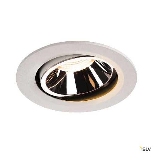 [DC1003645] NUMINOS® MOVE L, encastré plafond orientable, 55°, blanc/chrome LED 25,41W 2700K 1003645